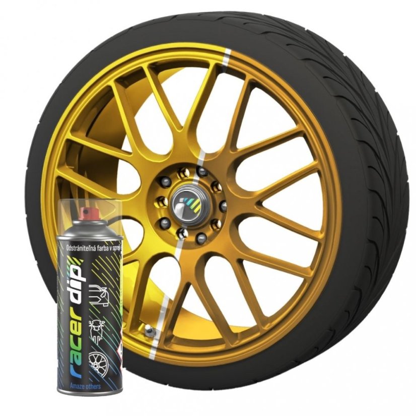 RACER DIP, Sprej, 400 ml, Intenzivne zlata perlet, 023