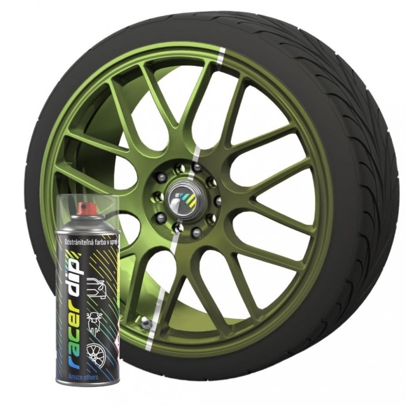 RACER DIP, Sprej, 400 ml, Tmava oliva perlet, 054