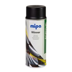 MIPA Winner čierny hodvábny lesk 400 ml, lak v spreji 400 ml