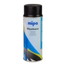 Mipatherm black Spray 400 ml, lak odporen na visoke temperature v spreju 400 ml