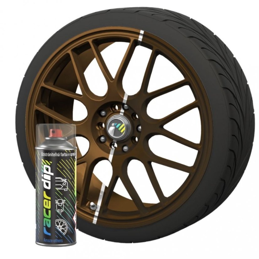 RACER DIP, Sprej, 400 ml, Tmavo hneda perlet, 056