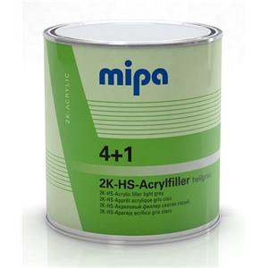 MIPA 4+1 Acrylfiller sivý 3 l, brúsny plnič RAL 7035