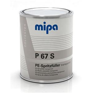 MIPA P 67 S 1 kg, transparentný striekací tmel