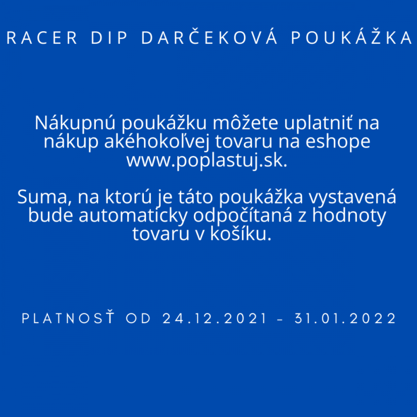 Racer dip poklon bon od 100 €
