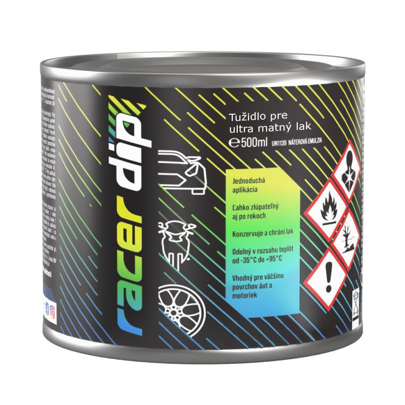 RACER DIP® utrjevalec za ultra mat lak 500 ml