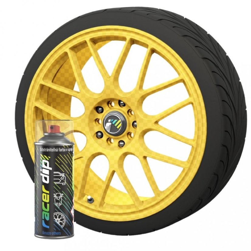 RACER DIP, Sprej, 400 ml, Dymovy efekt zlty, 012